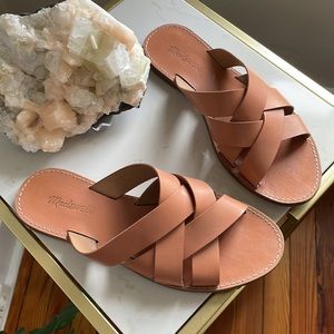 Madewell leather slides W10
